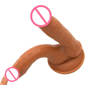FAAK realistischer Doppel penis mit Absaugung Neue G-Punkt-Klitoris, die Doppel dildos pielzeug Sex für Erwachsene stimulieren
