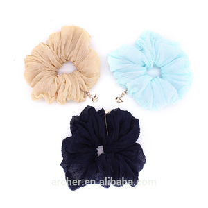 Chica <span class=keywords><strong>pelo</strong></span> <span class=keywords><strong>Scrunchie</strong></span> Color sólido diseño <span class=keywords><strong>de</strong></span> cola <span class=keywords><strong>de</strong></span> caballo, venta al por mayor Scrunchies - Product Image 1