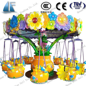 El nuevo 2016 diez grandes interior y exterior de los niños equipo de la diversión asiento flores <span class=keywords><strong>Parque</strong></span> silla volar - Product Image 1