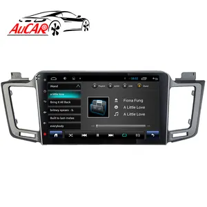 AuCar 10.1 "אנדרואיד 10 DVD נגן 2GB + 32GB GPS ניווט לרכב וידאו אודיו ראש יחידת רכב רדיו סטריאו עבור טויוטה RAV4 2013-2018