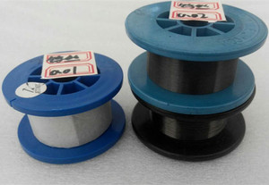 Dia0.6mm fio de tungstênio preto