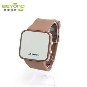 Personnalisé de mode carré numérique silicone gelée <span class=keywords><strong>montre</strong></span> - Product Image 1