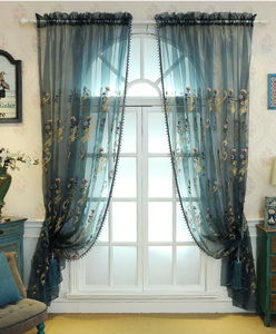 Rideau de lin en organza pour fêtes, dernier design à la mode, avec dentelle brodée marocaines, vente en ligne ^ - Product Image 6