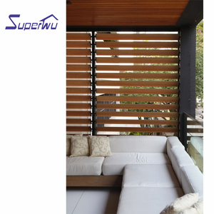 Tiêu Chuẩn Úc Gỗ Màu Tùy Chỉnh Nhôm Louver Cửa Sổ Cửa - Product Image 2