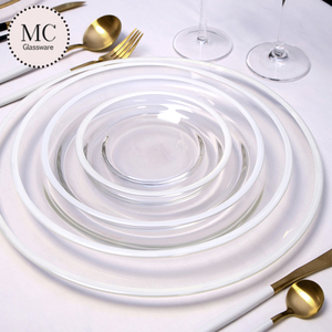 Vidrio superior últimas lujo cena conjunto con diseño popular - Product Image 6