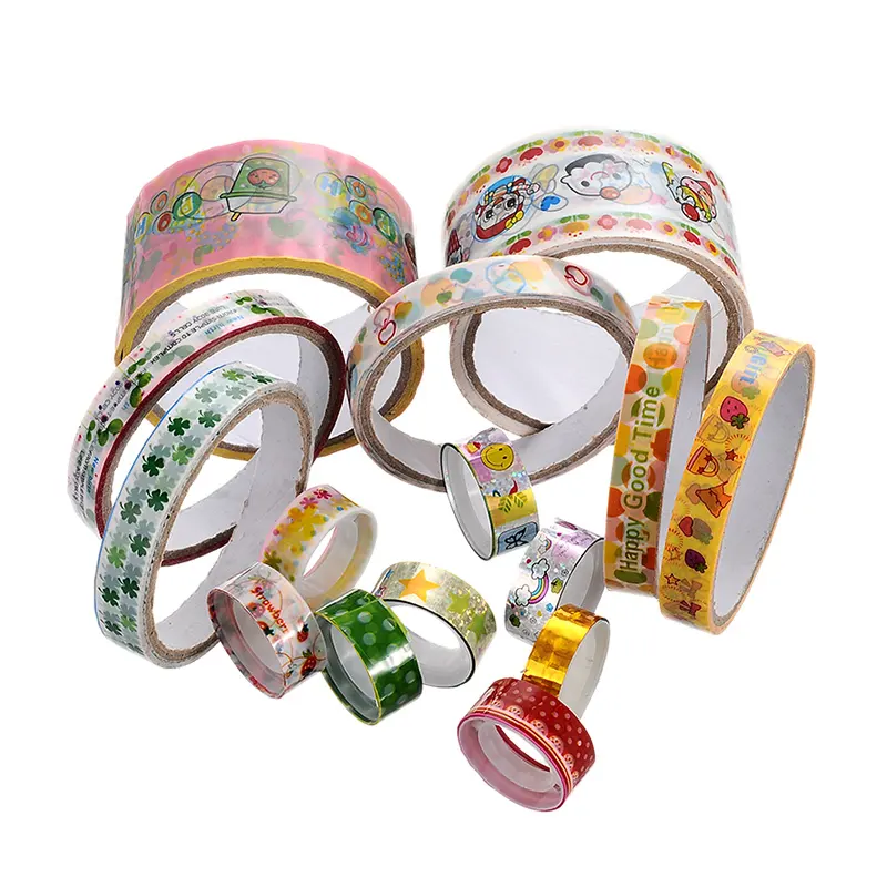 Hot koop nieuwe stijl DIY tool voor scrapbook en note boek schema decoratie washi sticker cartoon washi tape