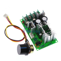 DC10-60V 12V 24V Moteur Contrôle De Vitesse Régulateur PWM Contrôleur de Vitesse de Moteur Commutateur 20A Régulateur de Courant D'entraînement De Puissance Élevée module
