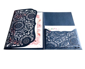 Barato indio sobre moderno decoración <span class=keywords><strong>de</strong></span> <span class=keywords><strong>boda</strong></span> <span class=keywords><strong>invitaciones</strong></span> - Product Image 2