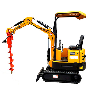 Trung quốc giá thấp máy đào bánh xích máy xúc 0.8ton mini digger với log lấy