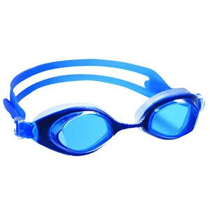 Arena vision large cadre monobloc étanche en caoutchouc de silicone lunettes de natation