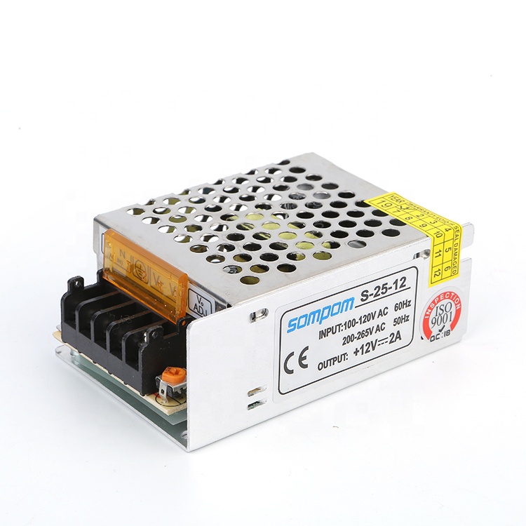 Sompom S-25-12 источник питания DC 12V 2A светодиодный драйвер