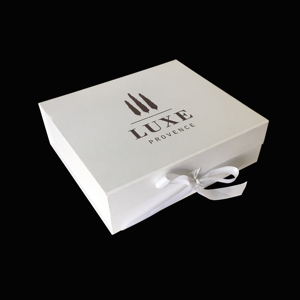 De moda de lujo blanco mate caja con <span class=keywords><strong>rosa</strong></span> de oro caliente logotipo blanco plegable <span class=keywords><strong>rosa</strong></span> de oro caja de cosméticos de regalo - Product Image 3
