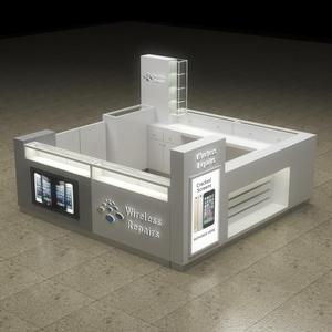 تصميم مجاني الهاتف كشك هاتف محمول واحدة عرض منتجات mdf - Product Image 1