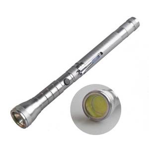 COB LED Torch ánh sáng Pick-up công cụ AA pin Kính thiên văn mở rộng từ đèn pin với nam châm - Product Image 1