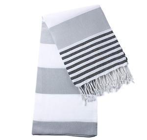 Wholesale 100% Cotton Tassel Peshtemal <strong>Hamman</strong> Fouta Turkish Beach <strong>Towel</strong> Hot Colorful Stripe Disposable Compressed for Home Use - Product Image 6