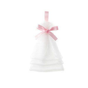 A140 Dgradable Red de espuma limpiador facial PE red burbuja espuma para limpieza suave corte y red de espuma PE moldeada - Product Image 4