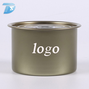 Personalizado 2 piezas de hojalata fácil de abrir caviar lata de comida latas de atún con tapa - Product Image 1