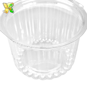 Pliable <span class=keywords><strong>saladier</strong></span> <span class=keywords><strong>transparent</strong></span> petit bol à salade en plastique avec couvercle - Product Image 6