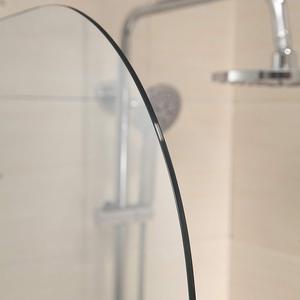 Vente chaude porte de douche en verre trempé coulissant sans cadre avec porte de douche en verre de sécurité