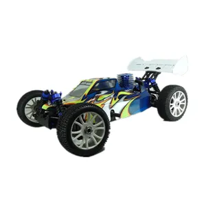 Radio Mobil Buggy RC Bensin Gas Skala N2 1/10 Dua Kecepatan Model Remote Control