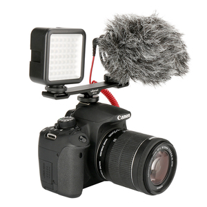 Ulanzi PT-2 Dual Cold Shoe Bar Extension Mount staffa LED Video Light Mic Stand per Nikon <span class=keywords><strong>Canon</strong></span> Sony DSLR <span class=keywords><strong>accessori</strong></span> per fotocamere - Product Image 4