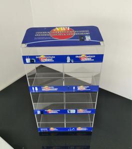 2025 thiết kế mới rõ ràng Acrylic điện thoại di động Phụ Kiện tường hiển thị với nhãn dán - Product Image 2