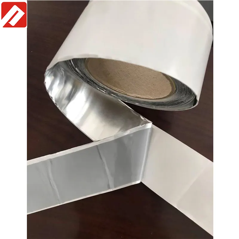Papel de aluminio Auto adhesivo de goma de butilo sellador cinta
