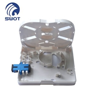Enchufe de pared de fibra óptica SC de 2 puertos a precio de fábrica, <span class=keywords><strong>caja</strong></span> FTTH <span class=keywords><strong>pequeña</strong></span> de escritorio, mini <span class=keywords><strong>caja</strong></span> terminal de fibra óptica FTTH - Product Image 2