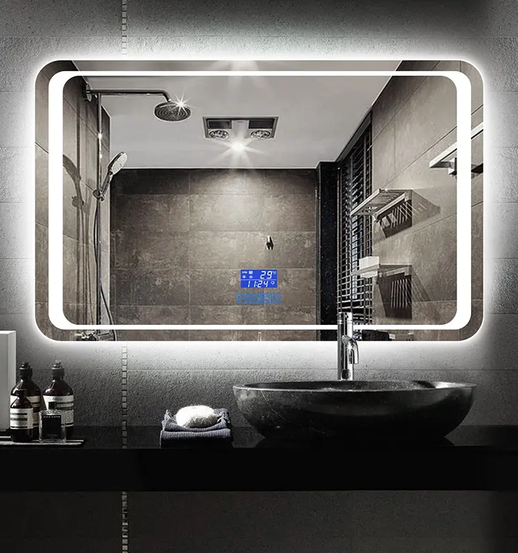 고품질 및 싼 LED 허영 점화된 거울 목욕 거울 잘 고정된 메이크업 거울