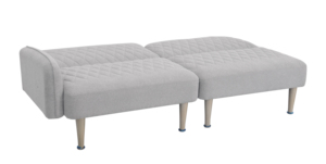 Nhà máy Nisco bán buôn trực tiếp ghế sofa giường đa năng hiện đại bọc vải mút hoạt tính may chần, khung gỗ, dùng cho phòng khách và phòng ngủ - Product Image 3