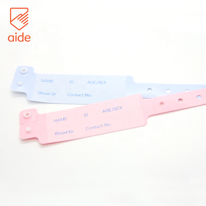2021 bandes d'identification médicale imprimées personnalisées bande d'identification du patient bande de poignet bébé hôpital étiquette bracelet - Product Image 6