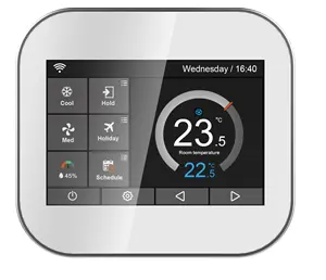 Modbus TCP programlanabilir dijital oda termostatı elektrikli ısıtma için