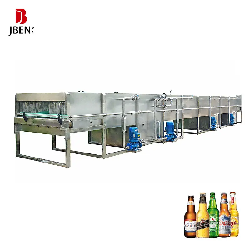 Continuous juice milk bottle tunnel pasteurizer