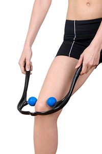 Mini boule de Massage pour les muscles profonds, colorée, noire, bleue, verte, rose, qualité OEM, bâton de Massage Cervical