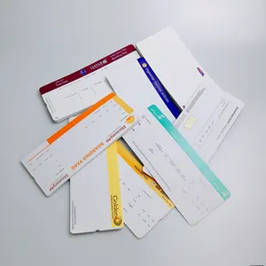 Custom Boarding Pass Papier/Afdrukken Thermische Sticker/Hoge Kwaliteit Airline Ticket Printen