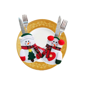 Nueva llegada de Navidad de Santa Claus vajilla cubierta de Navidad tenedor y cuchillo titular - Product Image 1