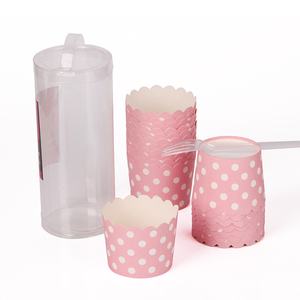Round Bucket Paper Cake Cups, Muffin <strong>Cupcake</strong> <strong>Cases</strong>, Bake Baking <strong>CupCake</strong> Holder - Product Image 5