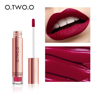 O.tw O.O ลิปสติกเนื้อแมท12สีแบบติดทนนาน,ฟรีลิปกลอสแบบเหลวเนื้อแมทแบบกันน้ำ - Product Image 3
