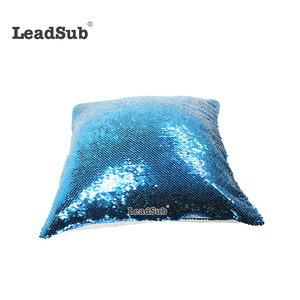 Sıcak satış özel süblimasyon dekoratif sihirli pullu yastık Bling renk pullu yastık ters mermaid pullu yastık baskı - Product Image 5