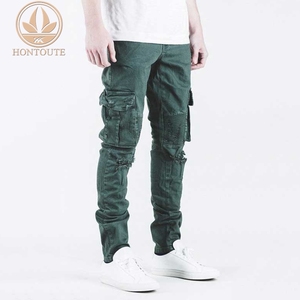 Personnalisé Offre Spéciale <span class=keywords><strong>vert</strong></span> hommes modèles pour garçons jeans pantalons élégants - Product Image 3