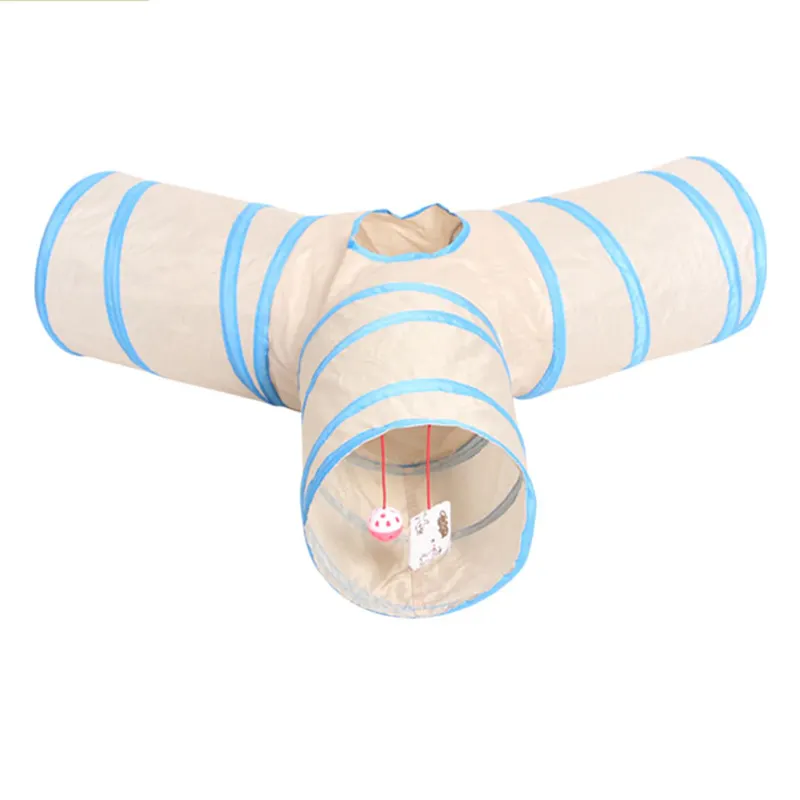 In stock Hand-picked selection pet toy 3 way cat tunnel