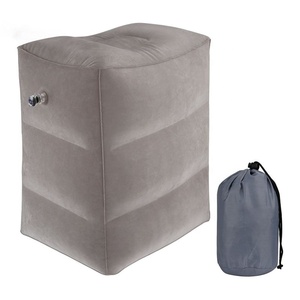 Sáng tạo mới xách tay Trọng lượng nhẹ chân phần còn lại đệm PVC điền <span class=keywords><strong>Inflatable</strong></span> chân phần còn lại du lịch gối cho thoải mái chân hỗ trợ - Product Image 2