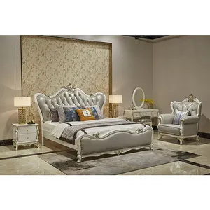 Lüks mobilya klasik antika üreme amerikan fransız avrupa tarzı yatak odası takımı