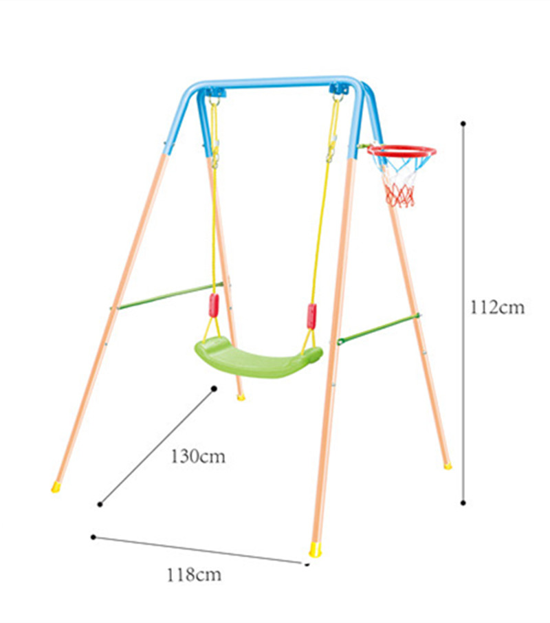 On-line vendita calda Swing Safety Set swing frame giocattolo da basket ottimo regalo per bambini Toddlers ragazzi ragazze bambini 2 3 4 5 anni