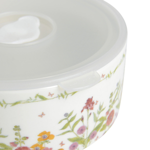 El último diseño botánico de cerámica china de hueso de tazón de sopa con tapa - Product Image 6