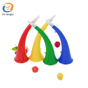 בגד פלסטיק חמוד vuvuzela קרן קולני ספורט משחק כדורגל צעצוע