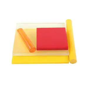 Directo de fábrica de alta calidad de poliuretano resistente bar personalizado pad de uretano de hoja de goma