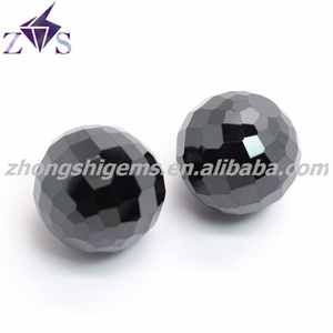 De alta calidad azul o negro barato bola forma de tablero de corte facetado cuentas de <span class=keywords><strong>piedras</strong></span> <span class=keywords><strong>preciosas</strong></span> - Product Image 5