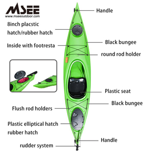 Kayak de pesca con Pedal, barato, de plástico, kayak - Product Image 1