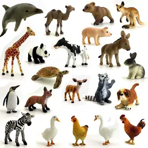 2022热卖定制pvc塑料动物小雕像玩具儿童玩具